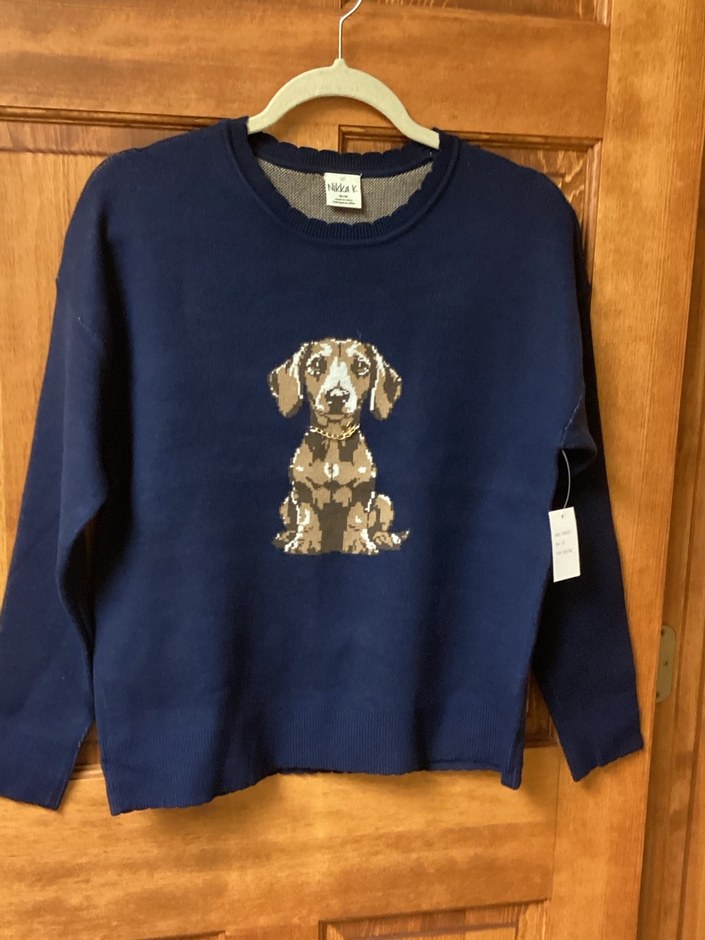 NWT Nikka K Dachshund Sweater